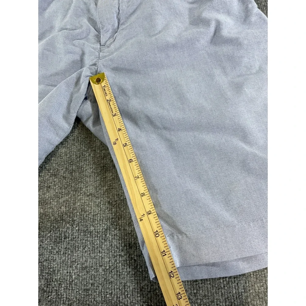 Polo Ralph Lauren Shorts Men's 34 Light Blue Chino Flat Front Classic Fit Casual